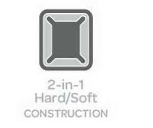 2-IN-1 HARD/SOFT CONSTRUCTION logo