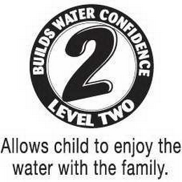 2 LEVEL TWO BUILDS WATER CONFIDENCE ALLOWS CHILD TO ENJOY THE WATER WITH THE FAMILY. logo