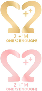 2 + M ONE ENOUGH 2 + M ONE ENOUGH logo