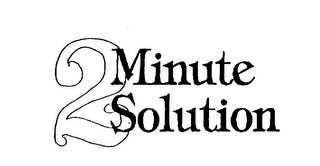 2 MINUTE SOLUTION logo