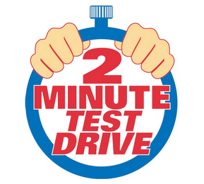 2 MINUTE TEST DRIVE logo