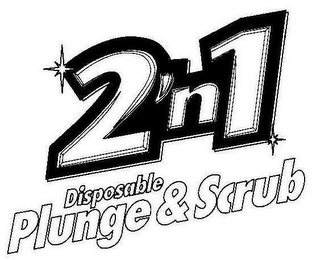 2 'N 1 DISPOSABLE PLUNGE & SCRUB logo