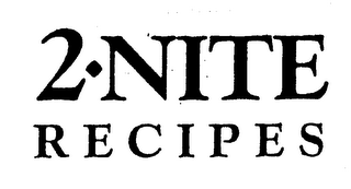 2 NITE RECIPES logo
