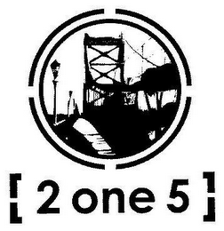 [2 ONE 5] logo