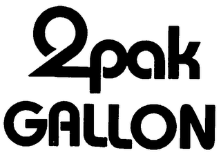 2 PAK GALLON