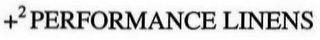 +2 PERFORMANCE LINENS logo