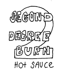2 SECOND DEGREE BURN HOT SAUCE logo