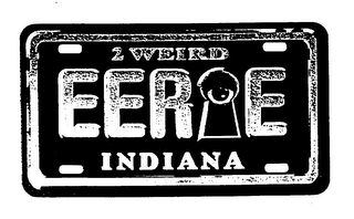 2 WEIRD EERIE INDIANA logo