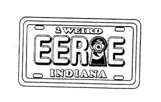 2 WEIRD EERIE INDIANA logo