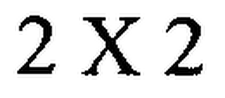 2 X 2 logo