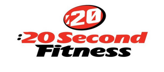 :20 :20 SECOND FITNESS logo