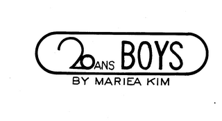 20 ANS BOYS BY MARIEA KIM logo