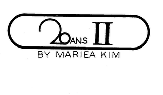 20 ANS II BY MARIEA KIM
