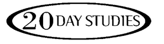 20 DAY STUDIES logo