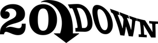 20 DOWN logo