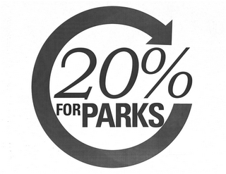 20% FOR PARKS logo