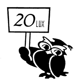 20 LUX logo