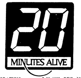 20 MINUTES ALIVE logo