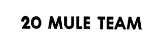 20 MULE TEAM logo