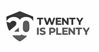20 TWENTY IS PLENTY logo