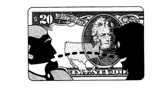 $ 20 UNITED STA TWENTY DO logo