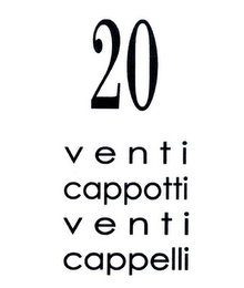 20 VENTI CAPPOTTI VENTI CAPPELLI logo