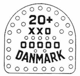 20 + XX0 00000 DANMARK logo