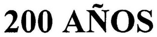200 AÑOS logo