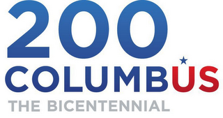 200 COLUMBUS THE BICENTENNIAL logo