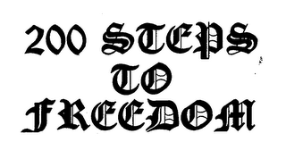 200 STEPS TO FREEDOM logo