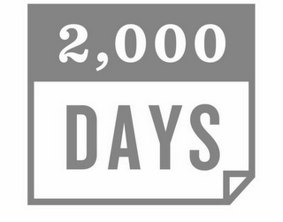 2,000 DAYS logo