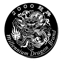 2000 MILLENNIUM DRAGON BRAND logo