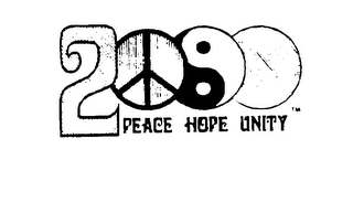 2000 PEACE HOPE UNITY logo