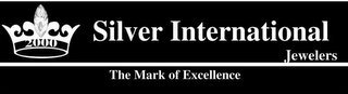 2000 SILVER INTERNATIONAL JEWELERS THE MARK OF EXCELLENCE logo