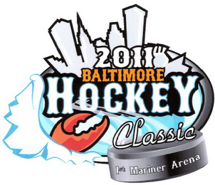 2011 BALTIMORE HOCKEY CLASSIC 1ST MARINER ARENA logo