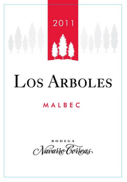 2011 LOS ARBOLES MALBEC BODEGA NAVARRO CORREAS logo