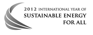 2012 INTERNATIONAL YEAR OF SUSTAINABLE ENERGY FOR ALL logo