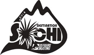 2014 DESTINATION SOCHI US FIGURE SKATING logo