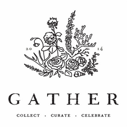 2014 GATHER COLLECT · CURATE · CELEBRATE logo