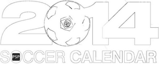 2014 SOCCER CALENDAR PSP logo