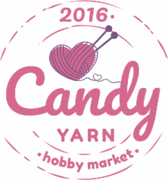 2016 • CANDY YARN • HOBBY MARKET • logo