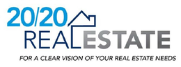 20/20 REAL ESTATE FOR A CLEAR VISION OF YOUR REAL ESTATE NEEDS logo