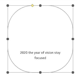 2020 THE YEAR OF VISION STAY FOCUSED logo