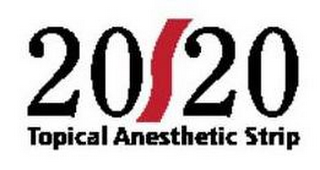 20/20 TOPICAL ANESTHETIC STRIP logo
