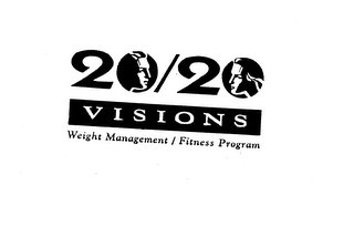 20/20 VISIONS WEIGHT MANAGEMENT / FITNESS PROGRAM logo