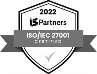 2022 IS PARTNERS ISO/IEC 27001 CERTIFIED logo