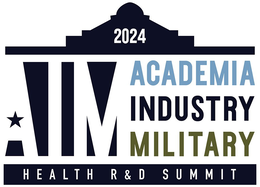 2024 AIM ACADEMIA INDUSTRY MILITARY HEALTH R&D SUMMIT logo