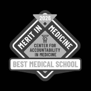 2026 BEST MEDICAL SCHOOL CENTER FOR ACCOUNTABILITY IN MEDICINE MERIT IN MEDICINE logo