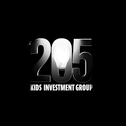 '205 KIDS INVESTMENT GROUP logo