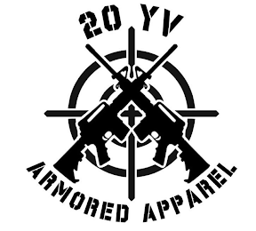 20YV ARMORED APPAREL logo